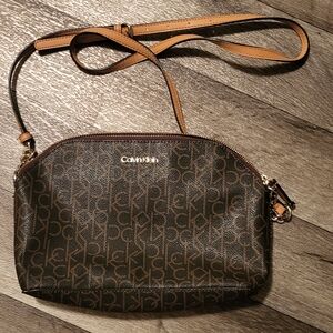 Calvin Klein Brown Crossbody Bag